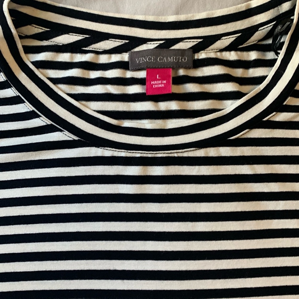 Stripped Vince Camino t shirt Large